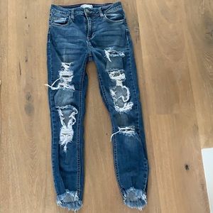 Size 25 Blue Ripped Jeans